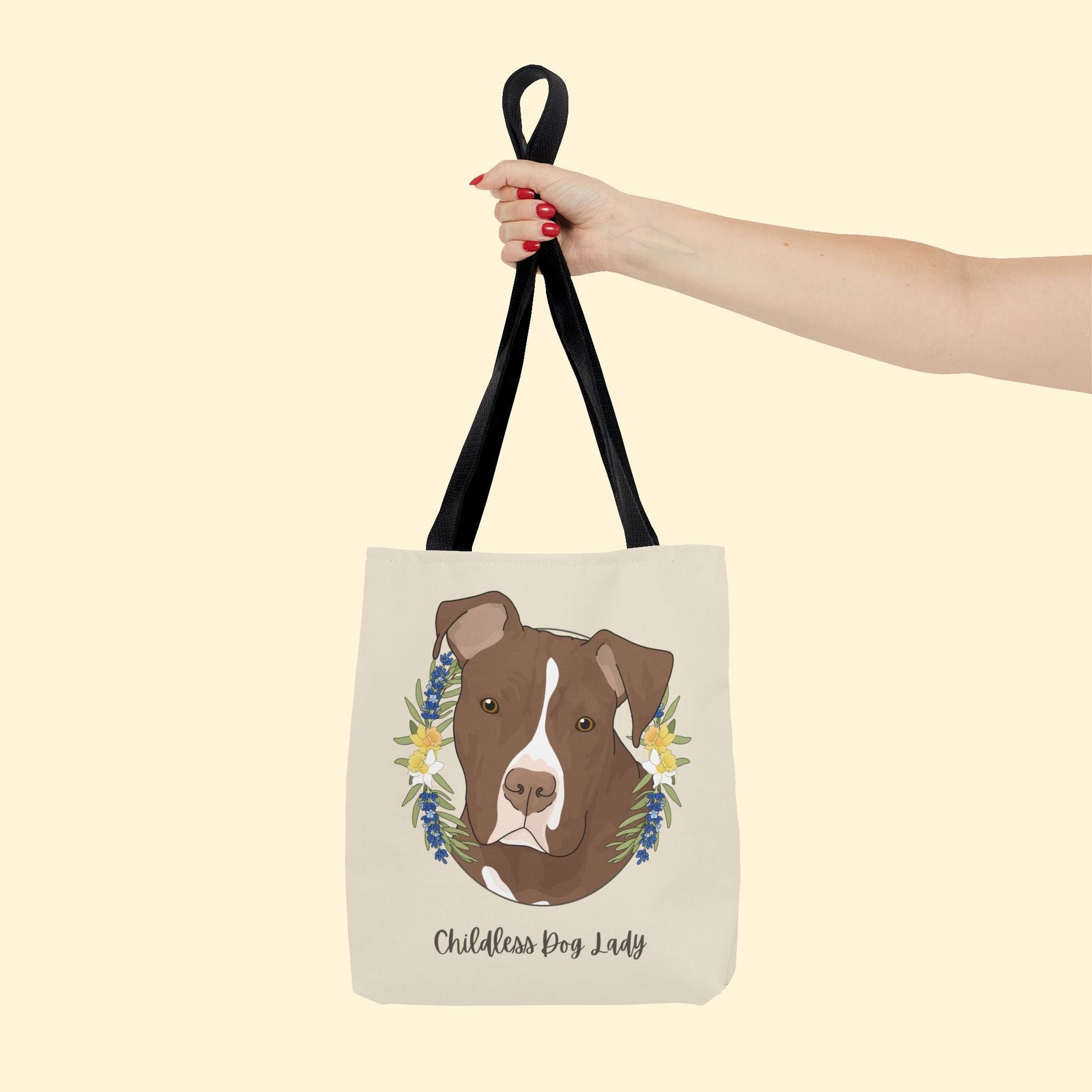 Childless Dog Lady | Tote Bag - Detezi Designs - 25282328547951753336