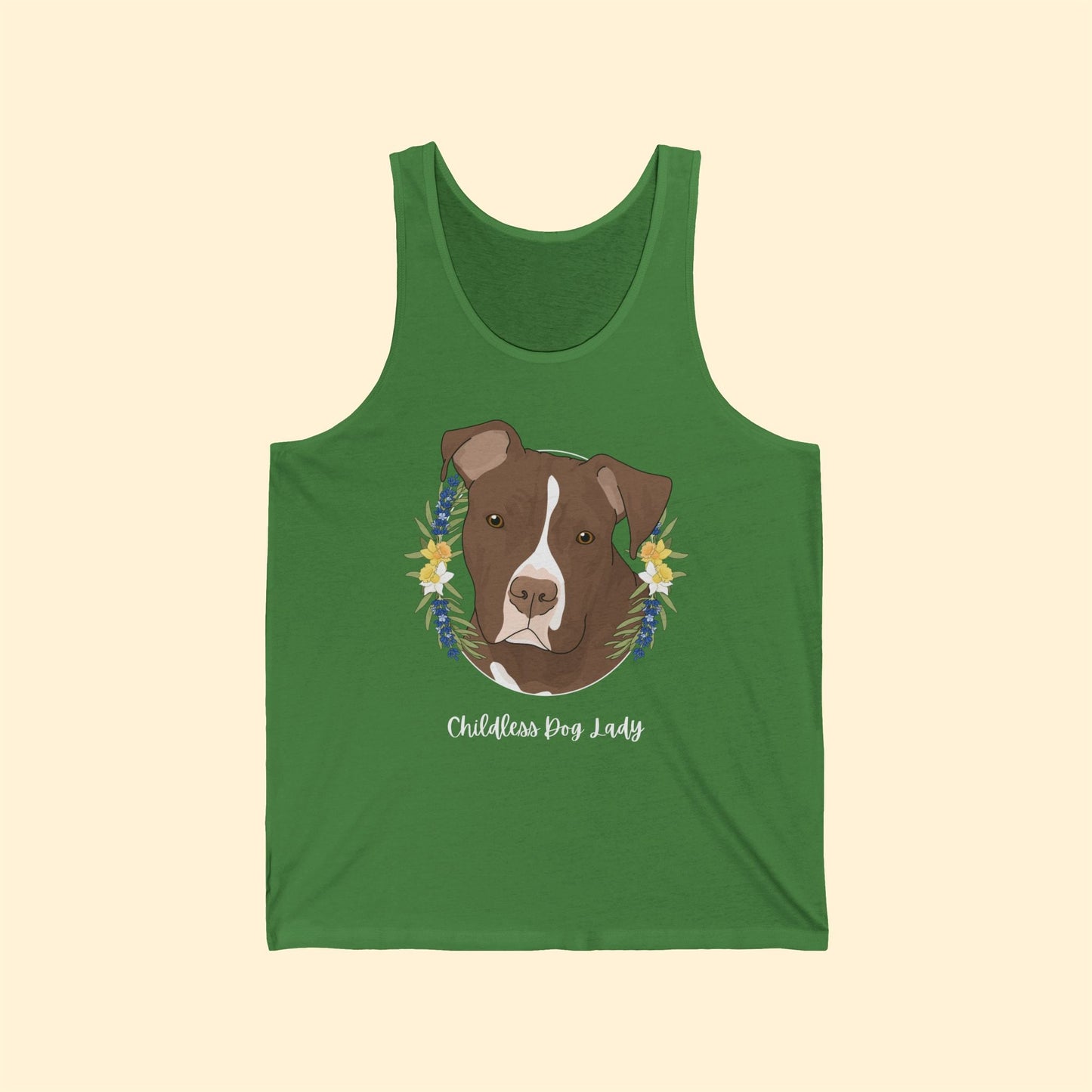 Childless Dog Lady | Unisex Tank - Detezi Designs - 10879984315231018668