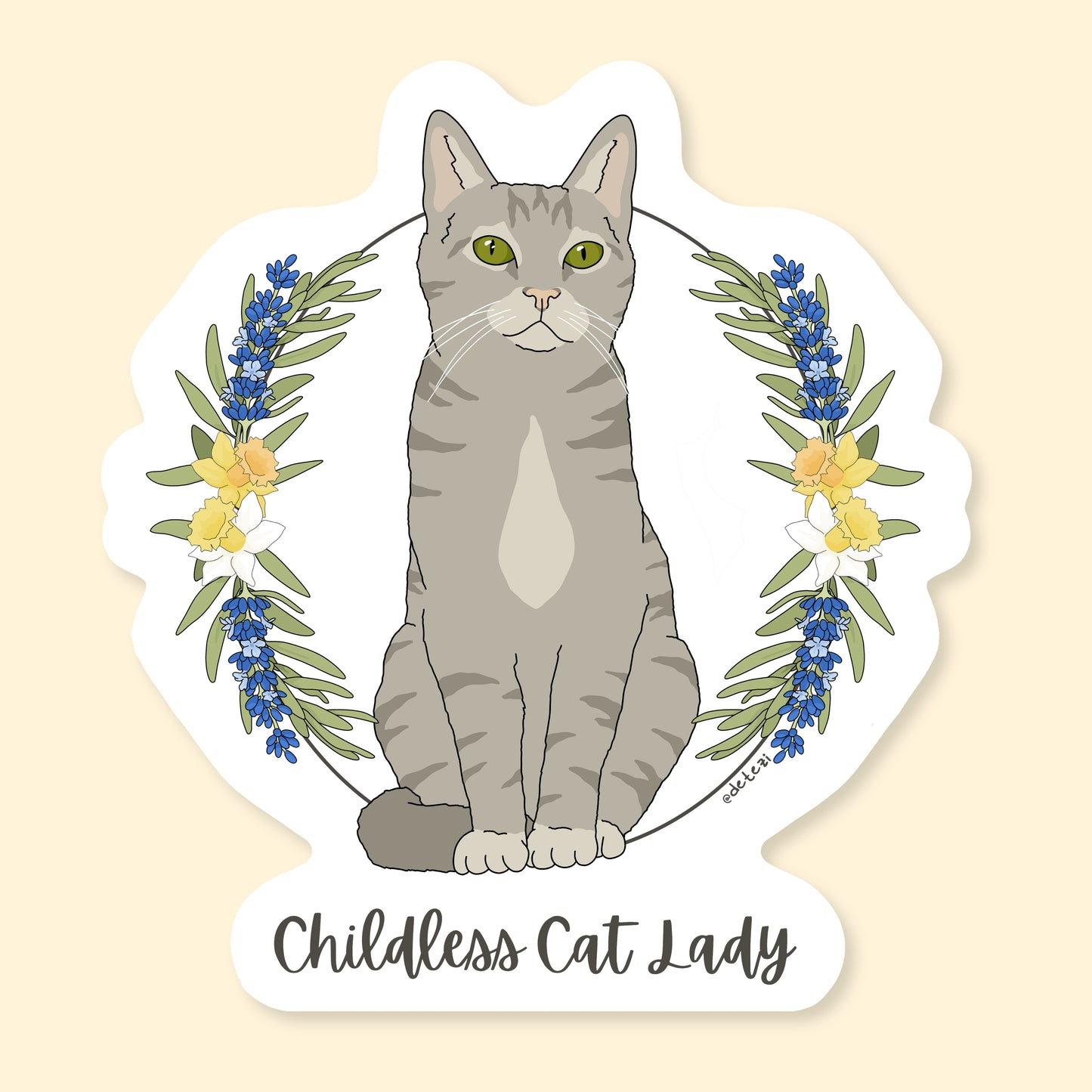 Childless Cat Lady | Vinyl Sticker
