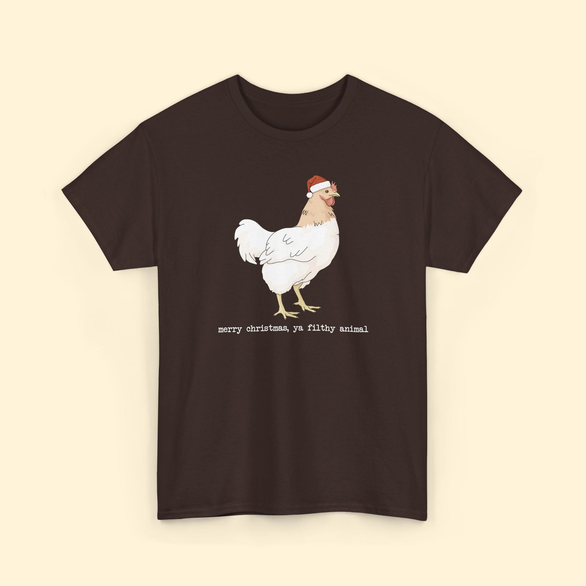 Christmas Chicken | T-shirt - Detezi Designs - 16956233595837058867
