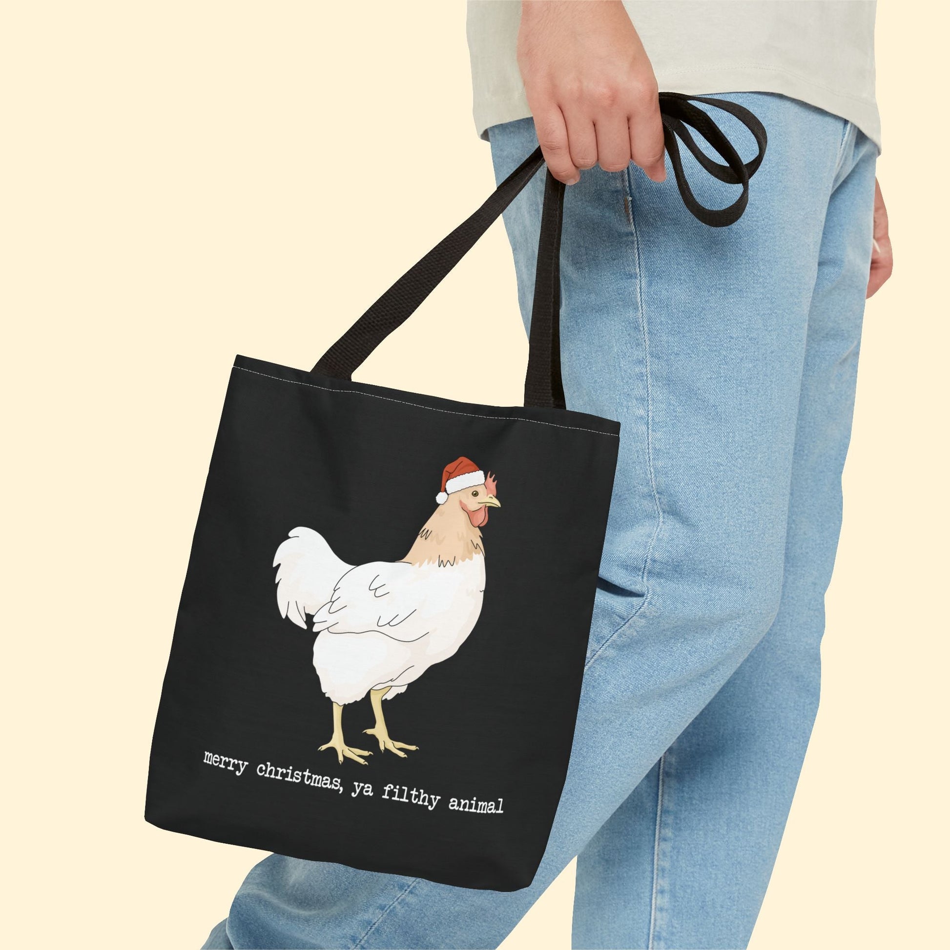 Christmas Chicken | Tote Bag - Detezi Designs - 23217308997267918845