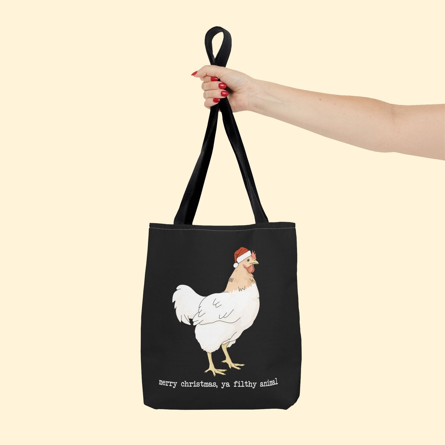 Christmas Chicken | Tote Bag - Detezi Designs - 23217308997267918845