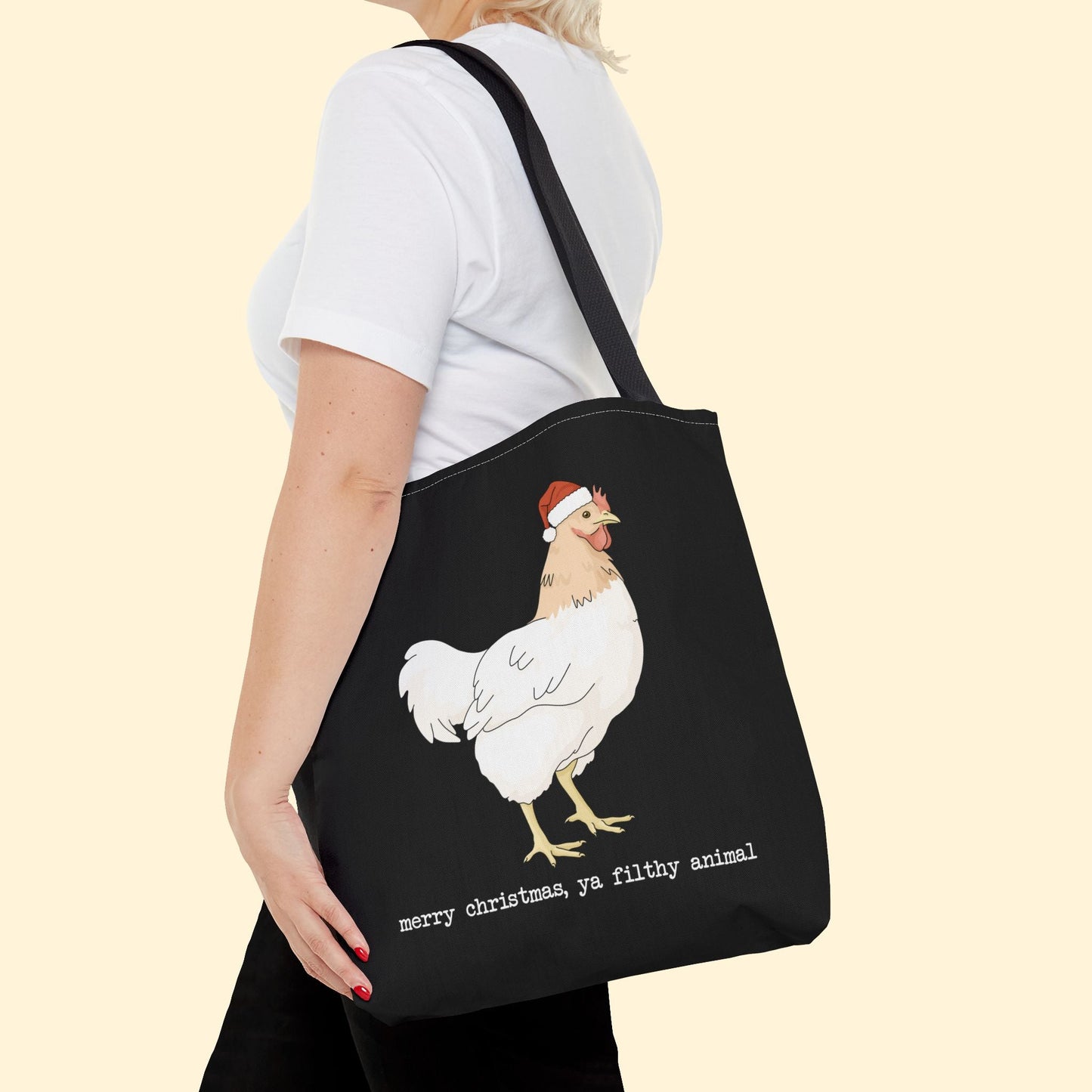 Christmas Chicken | Tote Bag - Detezi Designs - 23217308997267918845