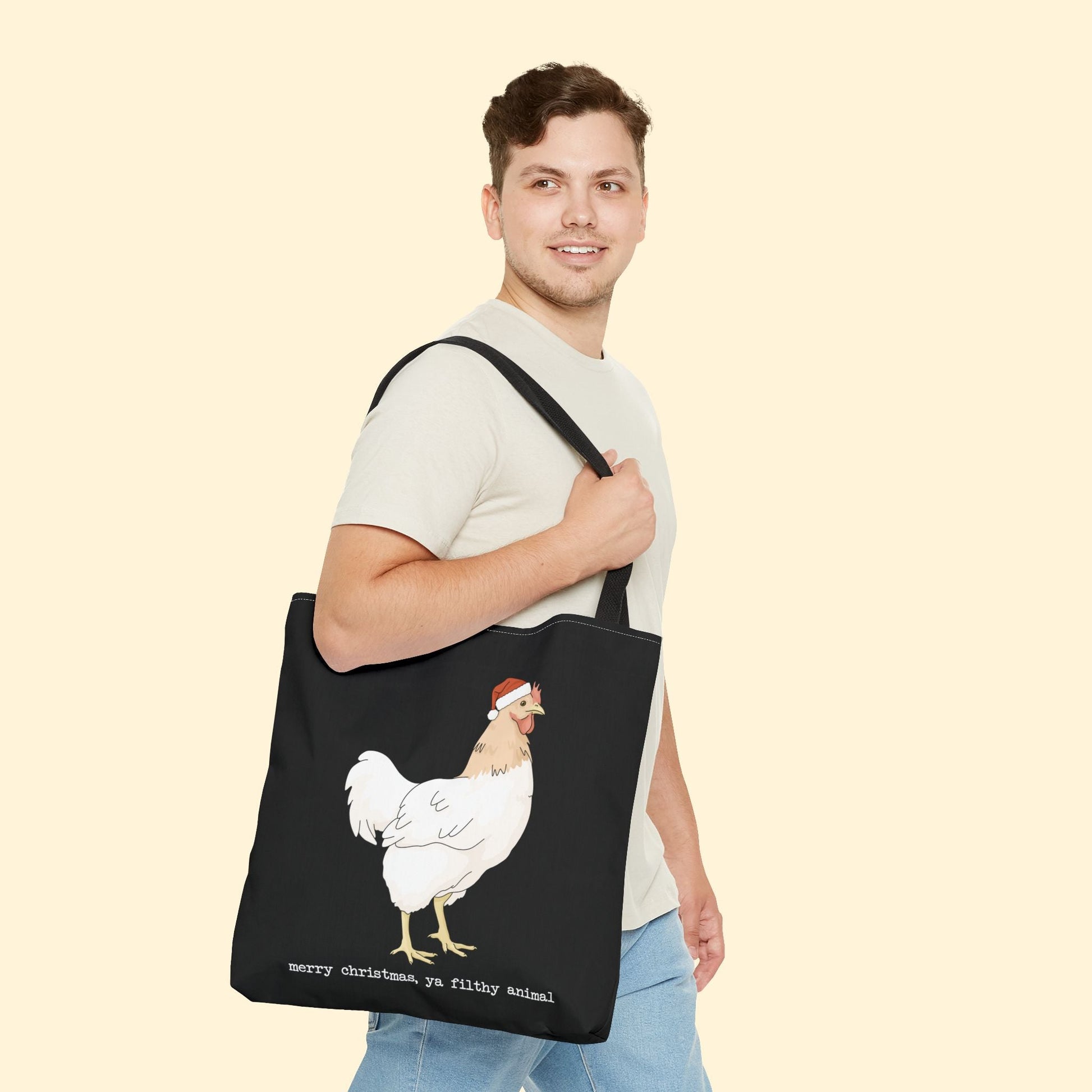 Christmas Chicken | Tote Bag - Detezi Designs - 23217308997267918845