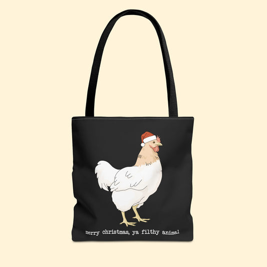 Christmas Chicken | Tote Bag - Detezi Designs - 28786511683328222081