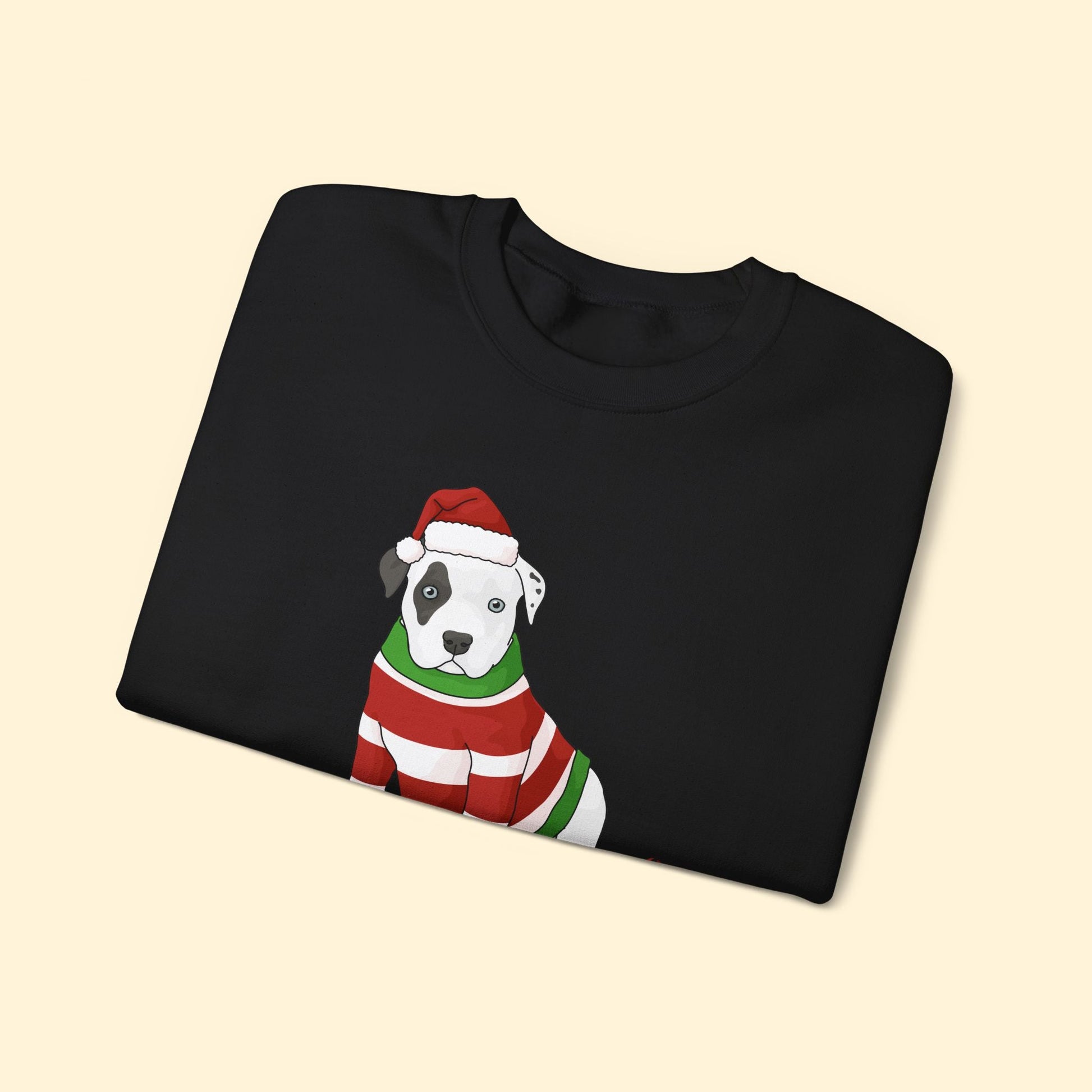 Christmas Puppy | Crewneck Sweatshirt - Detezi Designs - 32218385922086469056