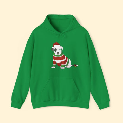 Christmas Puppy | Hooded Sweatshirt - Detezi Designs - 26768482404814653442