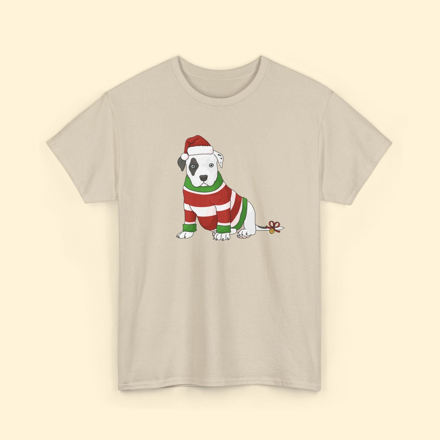 Christmas Puppy | T-shirt - Detezi Designs - 10486204512837722747