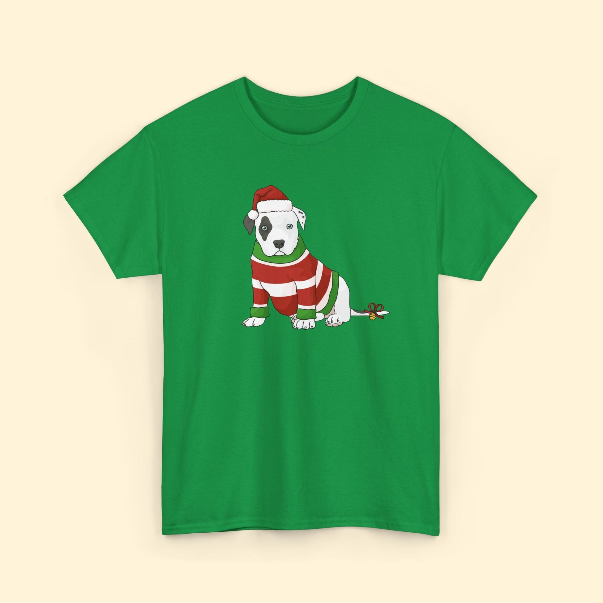 Christmas Puppy | T-shirt - Detezi Designs - 11823562519511119872