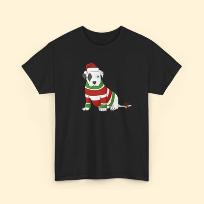 Christmas Puppy | T-shirt - Detezi Designs - 19892790451260677790