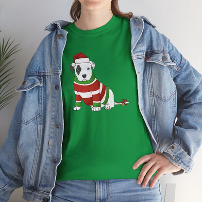 Christmas Puppy | T-shirt - Detezi Designs - 19892790451260677790