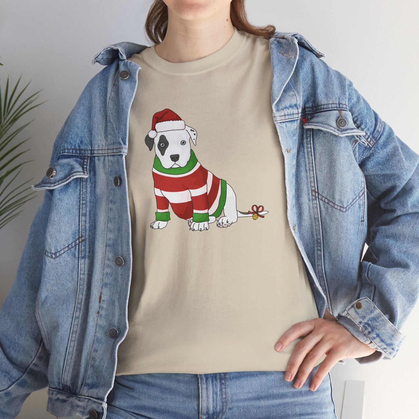 Christmas Puppy | T-shirt - Detezi Designs - 19892790451260677790