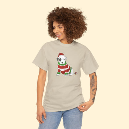 Christmas Puppy | T-shirt - Detezi Designs - 19892790451260677790