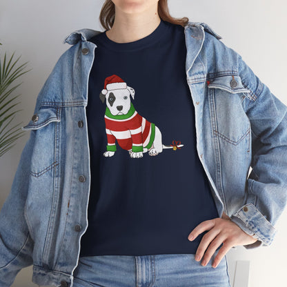 Christmas Puppy | T-shirt - Detezi Designs - 19892790451260677790