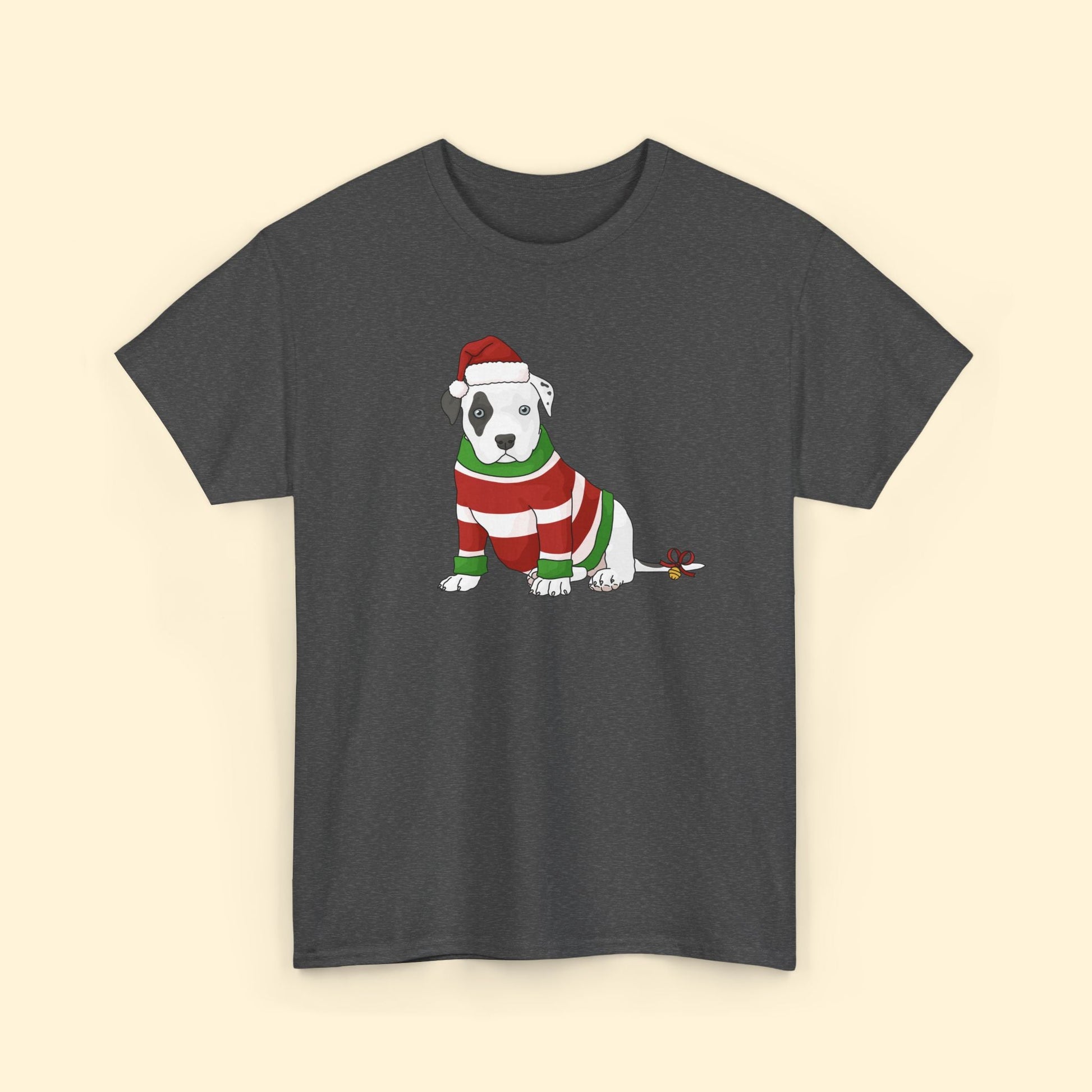 Christmas Puppy | T-shirt - Detezi Designs - 28635442830334903875