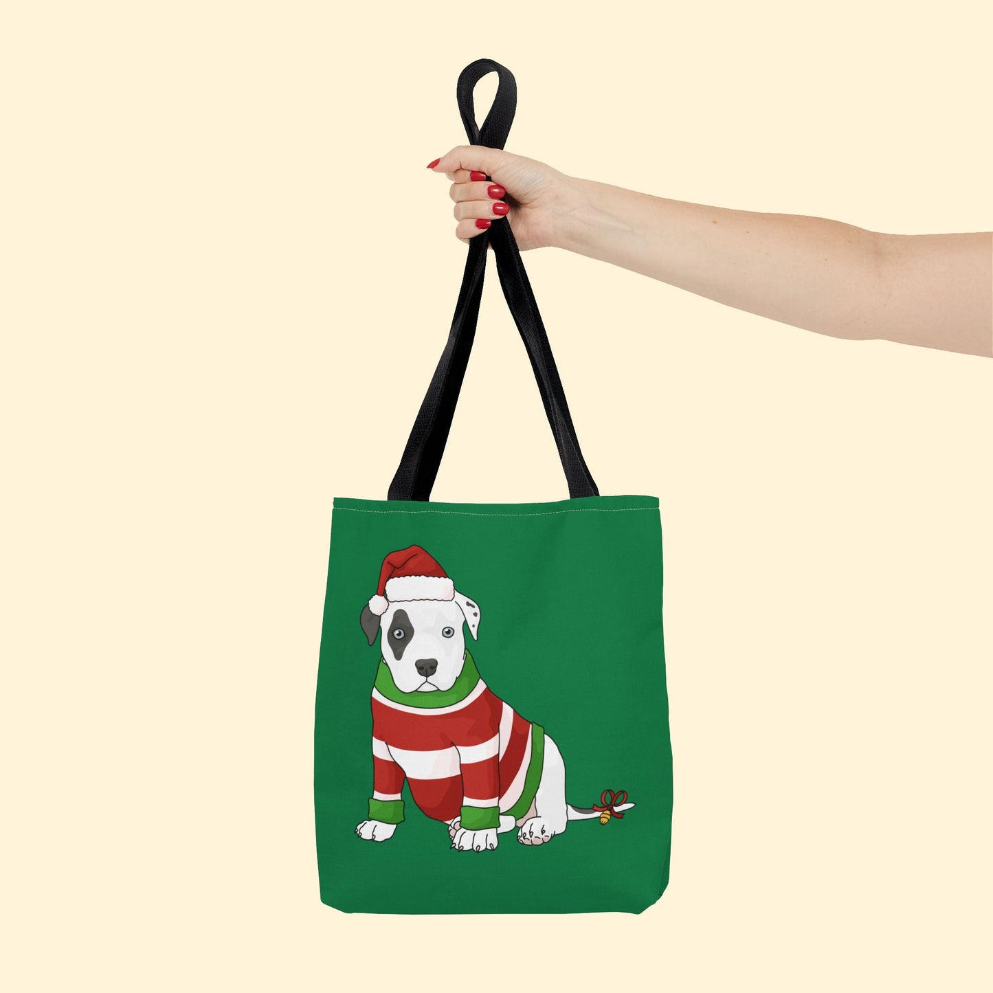 Christmas Puppy | Tote Bag - Detezi Designs - 20066862224918898847