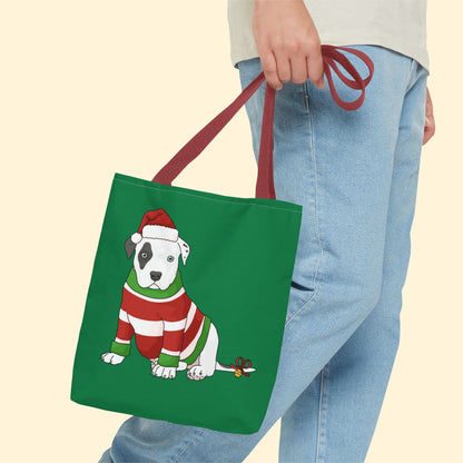 Christmas Puppy | Tote Bag - Detezi Designs - 20066862224918898847