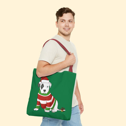 Christmas Puppy | Tote Bag - Detezi Designs - 20066862224918898847