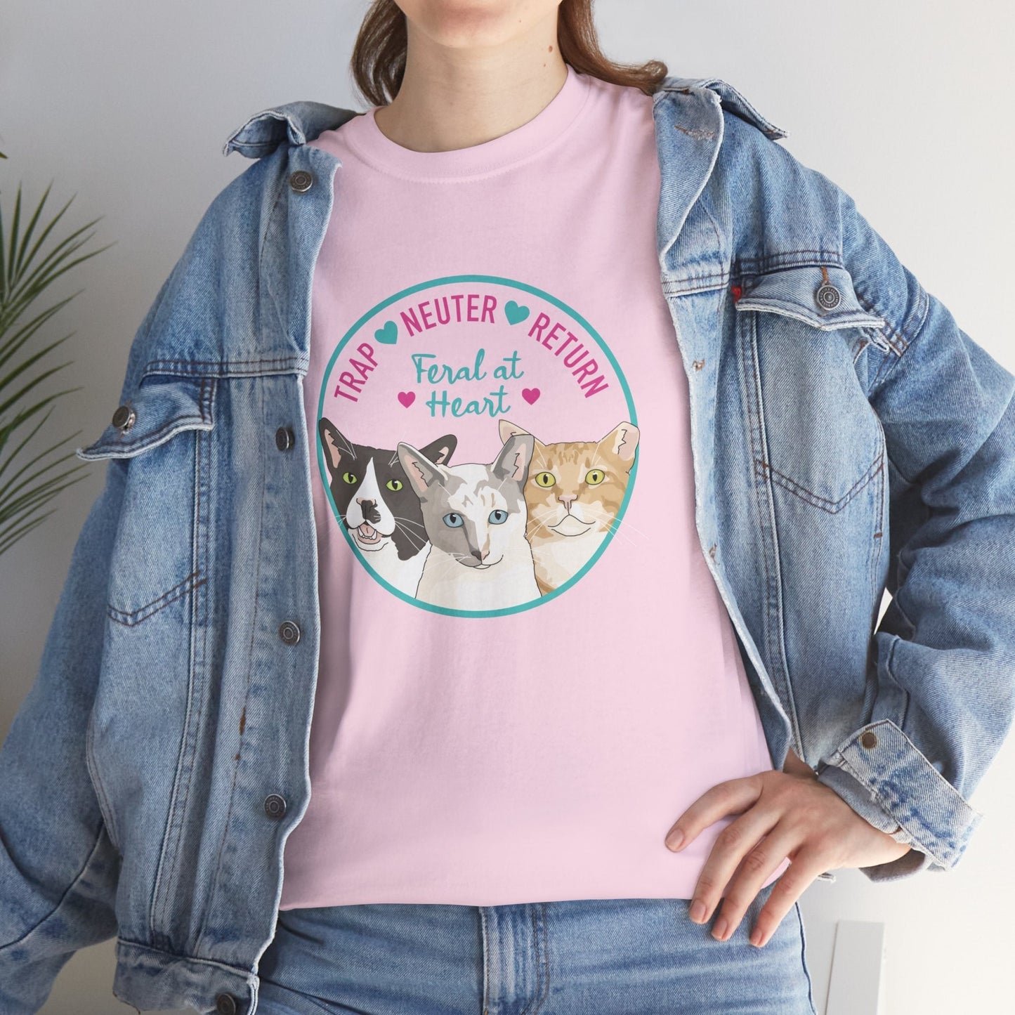 Circle of Kitties | FUNDRAISER for Feral At Heart | T-shirt - Detezi Designs-13114155915116199108