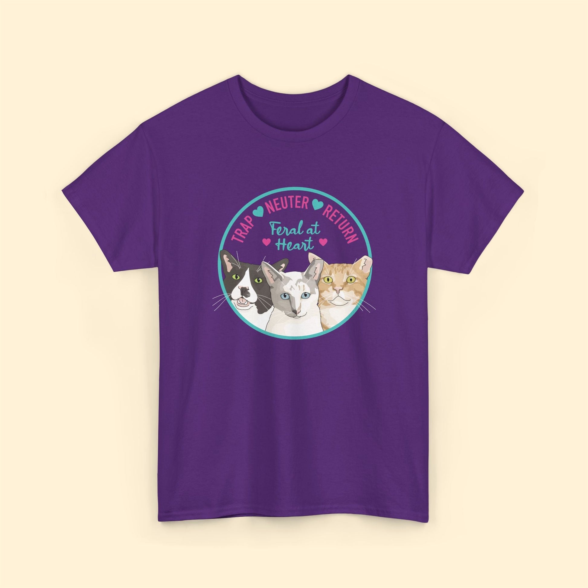 Circle of Kitties | FUNDRAISER for Feral At Heart | T-shirt - Detezi Designs - 35013615091993731420