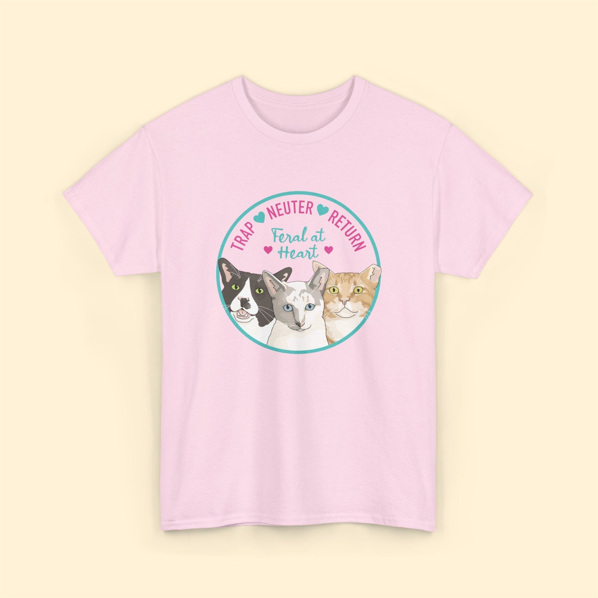 Circle of Kitties | FUNDRAISER for Feral At Heart | T-shirt - Detezi Designs-43246894653907242844