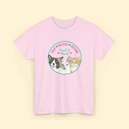 Circle of Kitties | FUNDRAISER for Feral At Heart | T-shirt - Detezi Designs - 43246894653907242844