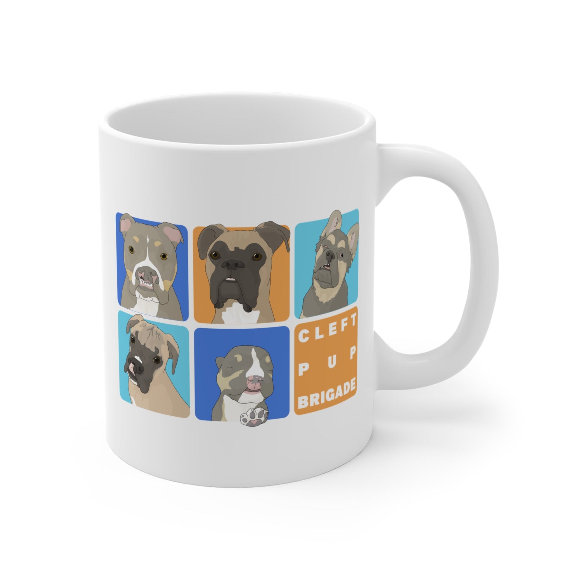 Cleft Pup Brigade | FUNDRAISER | 11oz Mug - Detezi Designs - 33432011000334347869