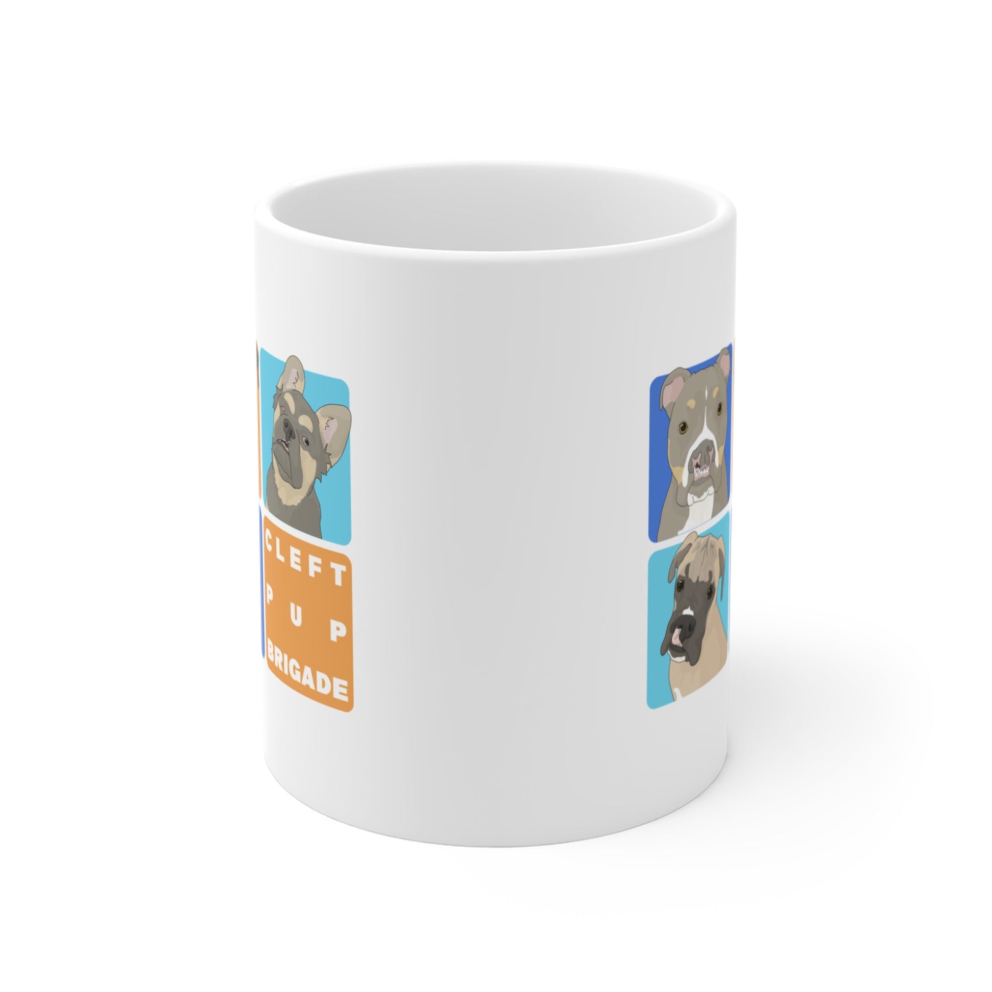 Cleft Pup Brigade | FUNDRAISER | 11oz Mug - Detezi Designs - 33432011000334347869