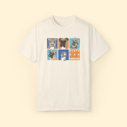 Cleft Pup Brigade | FUNDRAISER | Comfort Colors Unisex T-shirt - Detezi Designs - 12645262201974923715