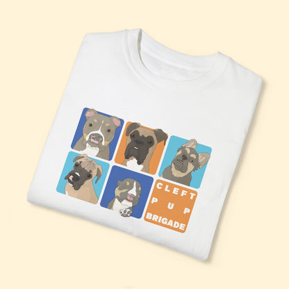 Cleft Pup Brigade | FUNDRAISER | Comfort Colors Unisex T-shirt - Detezi Designs - 14677997998020009558