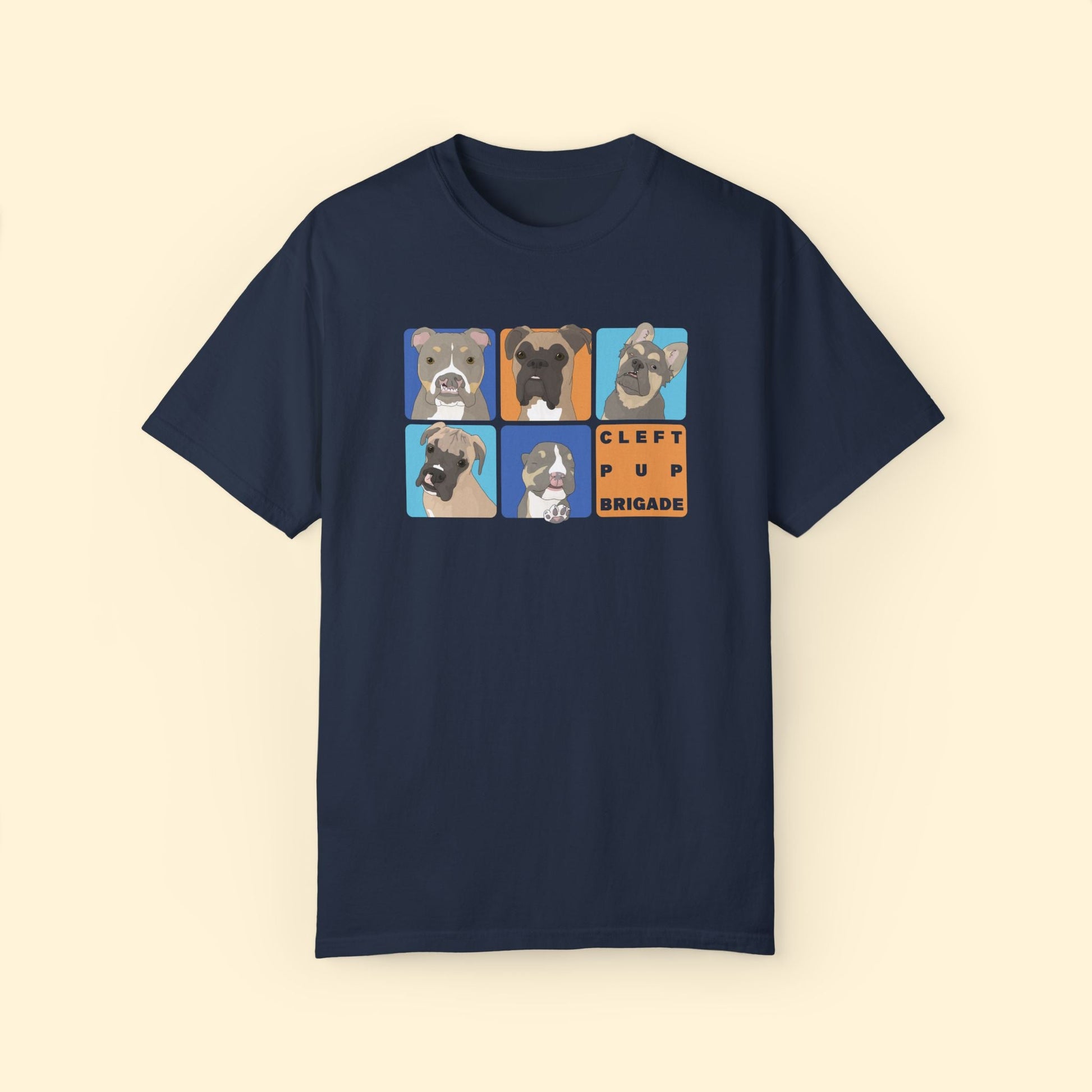 Cleft Pup Brigade | FUNDRAISER | Comfort Colors Unisex T-shirt - Detezi Designs - 14677997998020009558