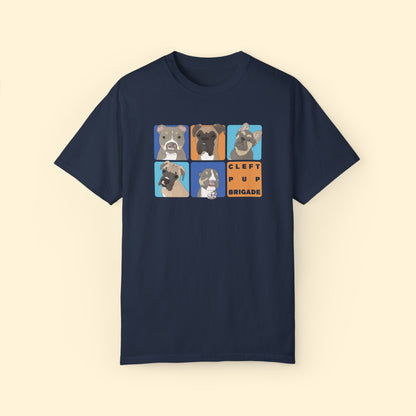 Cleft Pup Brigade | FUNDRAISER | Comfort Colors Unisex T-shirt - Detezi Designs - 14677997998020009558