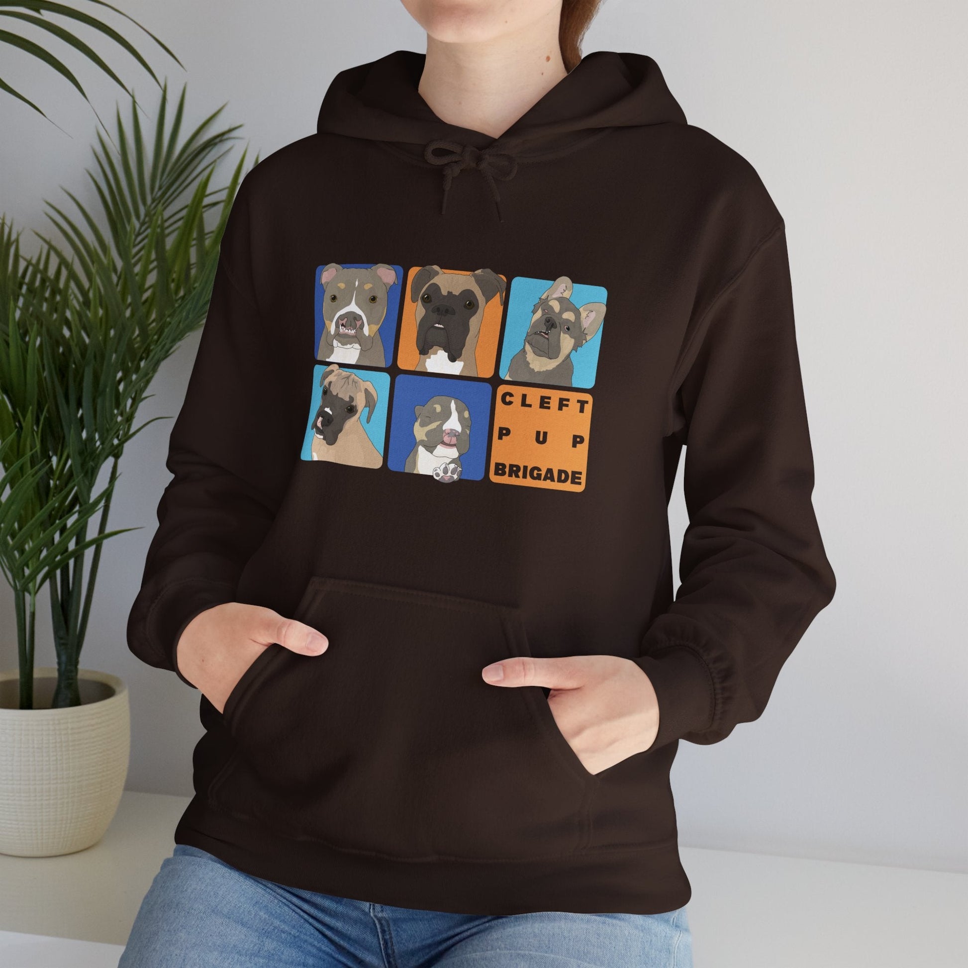 Cleft Pup Brigade | FUNDRAISER | Hooded Sweatshirt - Detezi Designs - 10935122906419623043