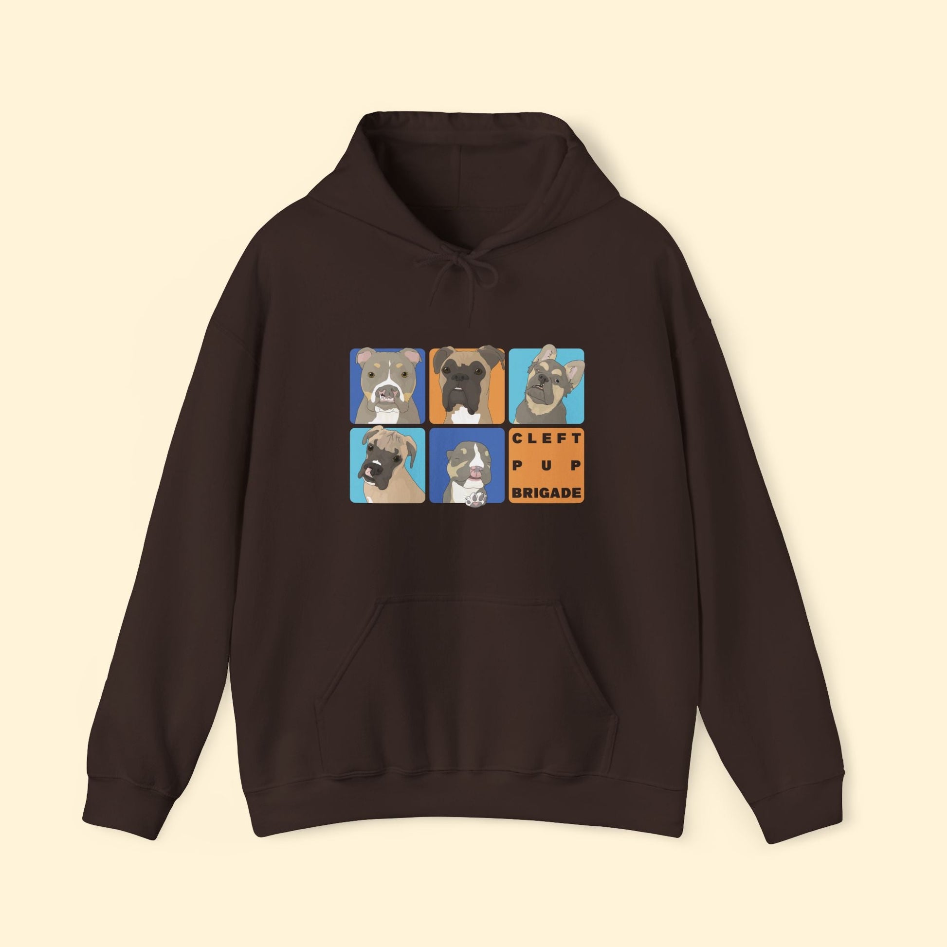 Cleft Pup Brigade | FUNDRAISER | Hooded Sweatshirt - Detezi Designs - 23218239242567858745