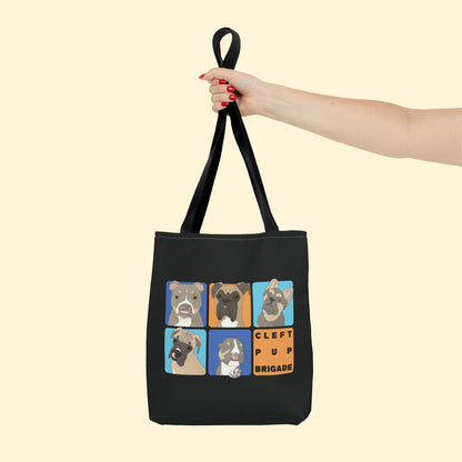 Cleft Pup Brigade | FUNDRAISER | Tote Bag - Detezi Designs - 14486707090018419897