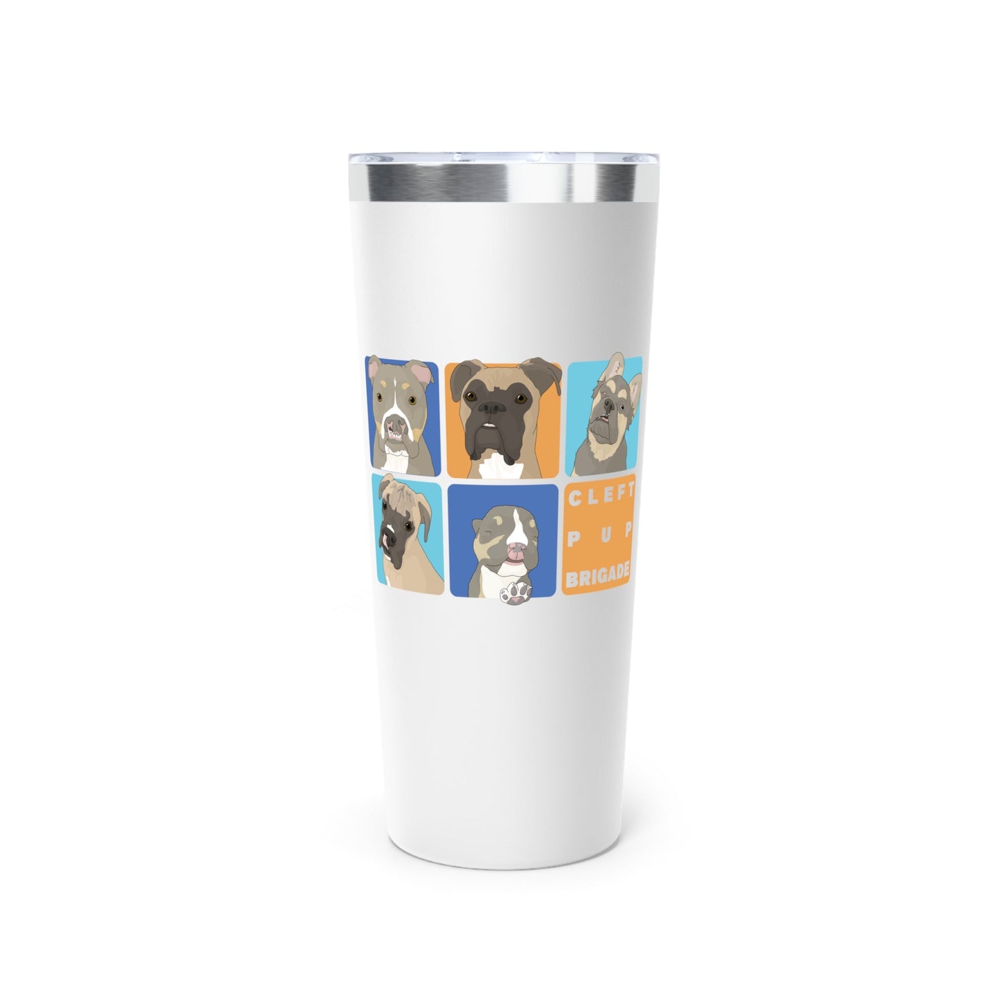 Cleft Pup Brigade | FUNDRAISER | Tumbler - Detezi Designs - 41028108657470087320