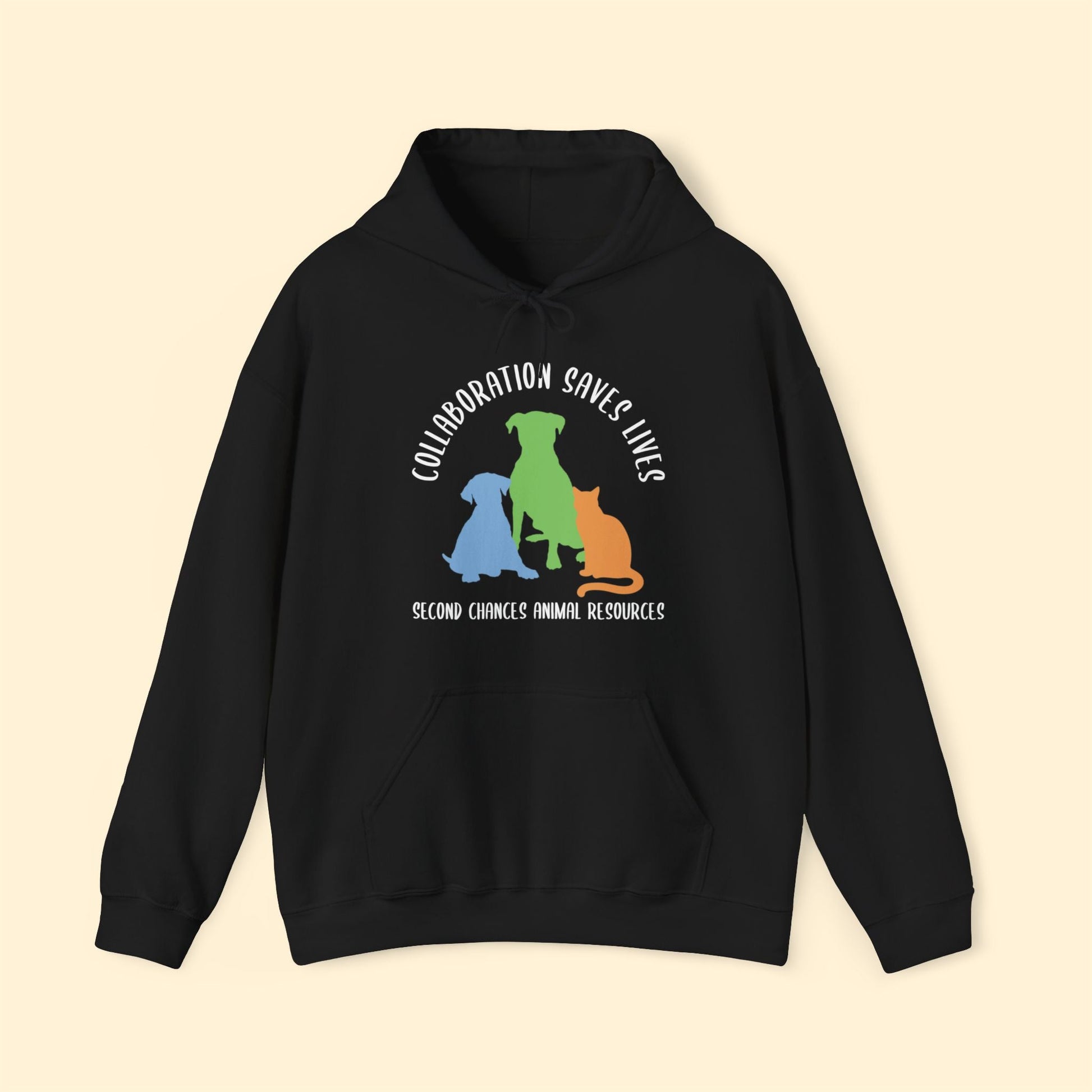 Collaboration Saves Lives | FUNDRAISER for SCAR | Hooded Sweatshirt - Detezi Designs - 19790734425523750150