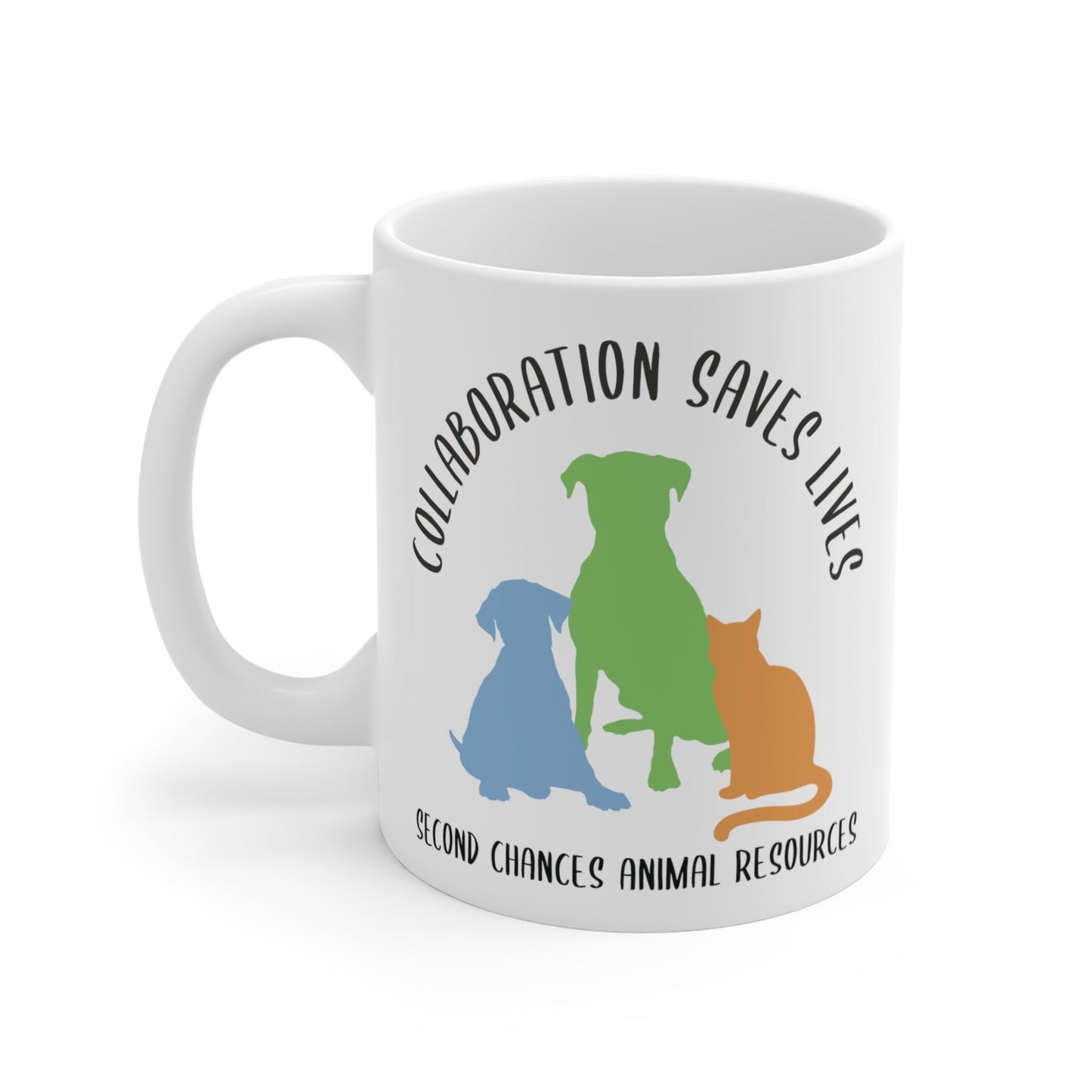 Collaboration Saves Lives | FUNDRAISER for SCAR | Mug - Detezi Designs - 21745896850308245018