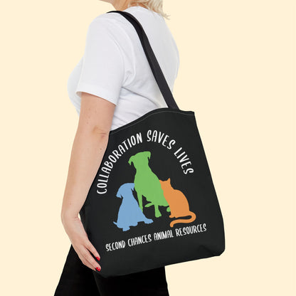 Collaboration Saves Lives | FUNDRAISER for SCAR | Tote Bag - Detezi Designs - 23815767421282998471