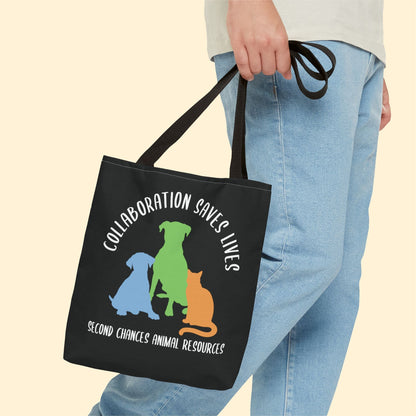 Collaboration Saves Lives | FUNDRAISER for SCAR | Tote Bag - Detezi Designs - 23815767421282998471