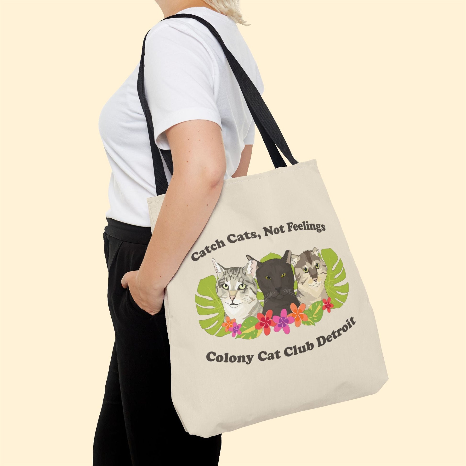 Colony Cat Club Detroit | FUNDRAISER | Tote Bag - Detezi Designs - 21773416329791254917