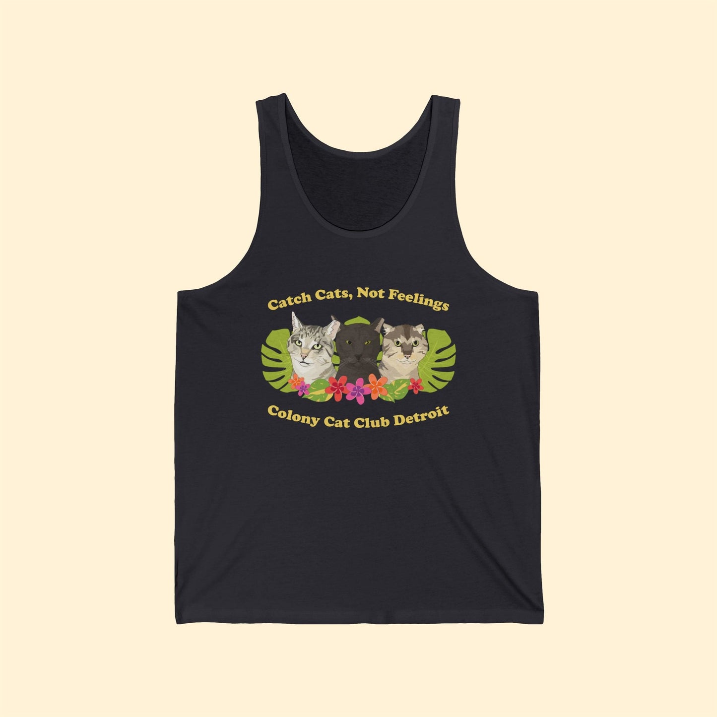 Colony Cat Club Detroit | FUNDRAISER | Unisex Jersey Tank - Detezi Designs - 16010470204560111019