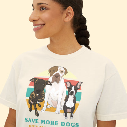 Comfort Colors Boxy Tee | FUNDRAISER | Beezy's Rescue - Detezi Designs - 72792459220497355193