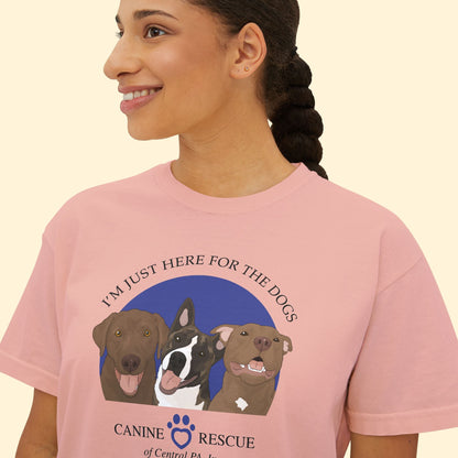 Comfort Colors Boxy Tee | FUNDRAISER | Canine Rescue of Central PA - Detezi Designs - 26215187880841435341