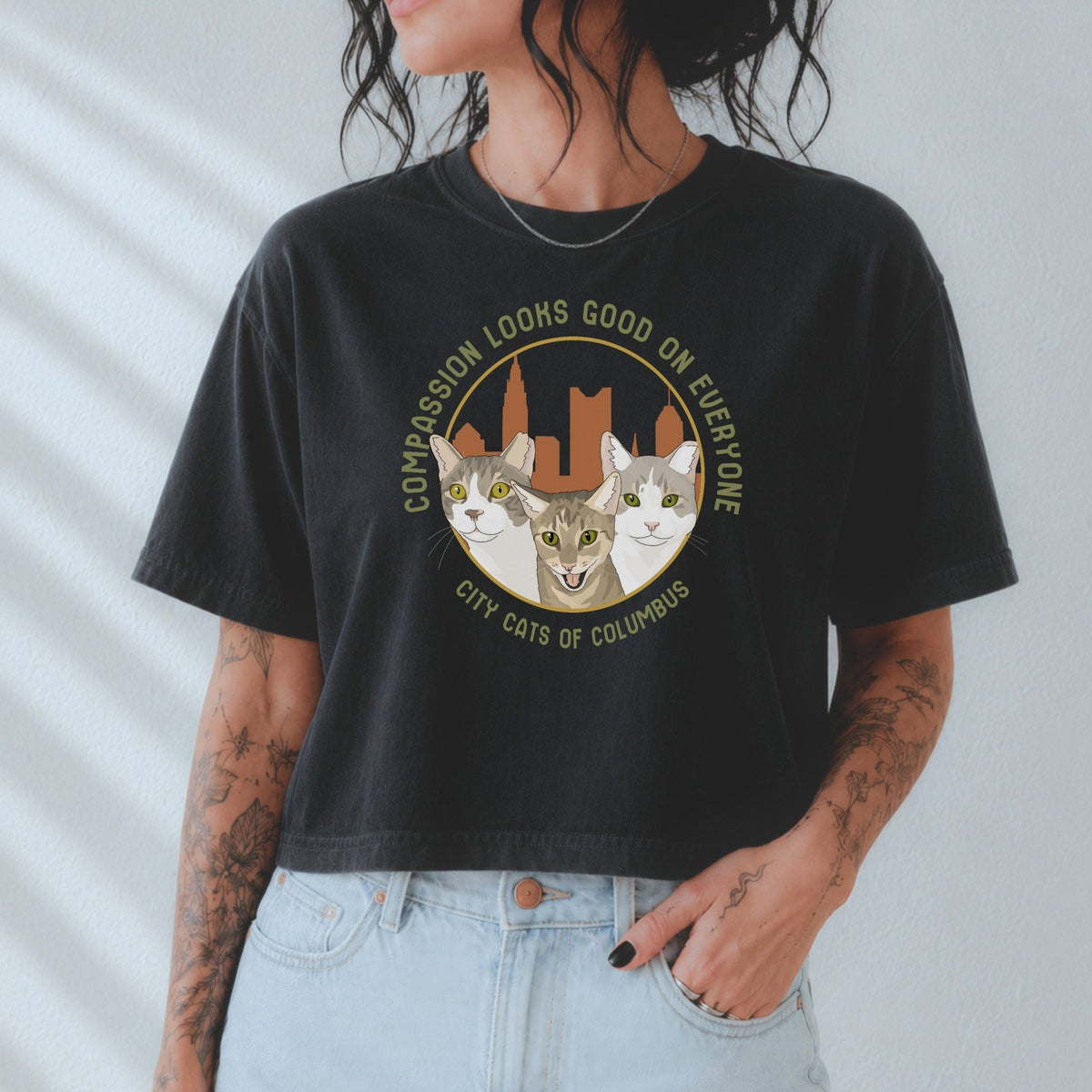 Comfort Colors Boxy Tee | FUNDRAISER | City Cats of Columbus - Detezi Designs-10830340729036340988