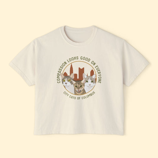 Comfort Colors Boxy Tee | FUNDRAISER | City Cats of Columbus - Detezi Designs-10830340729036340988