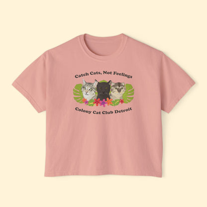 Comfort Colors Boxy Tee | FUNDRAISER | Colony Cat Club - Detezi Designs - 12044681297453436415