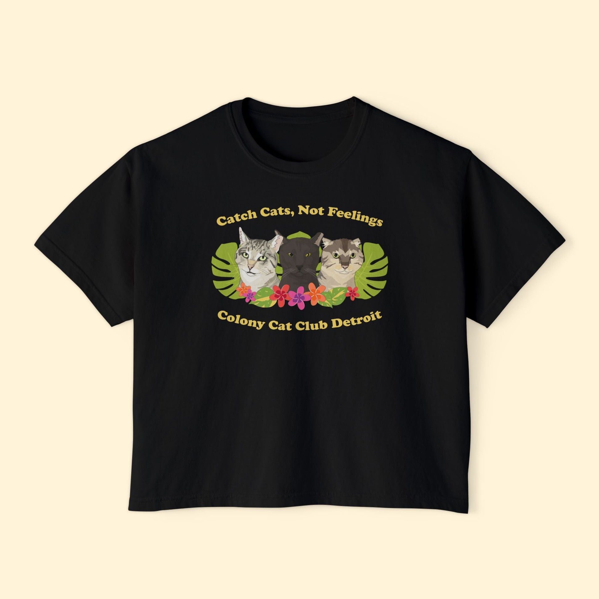 Comfort Colors Boxy Tee | FUNDRAISER | Colony Cat Club - Detezi Designs - 12148754046668265147