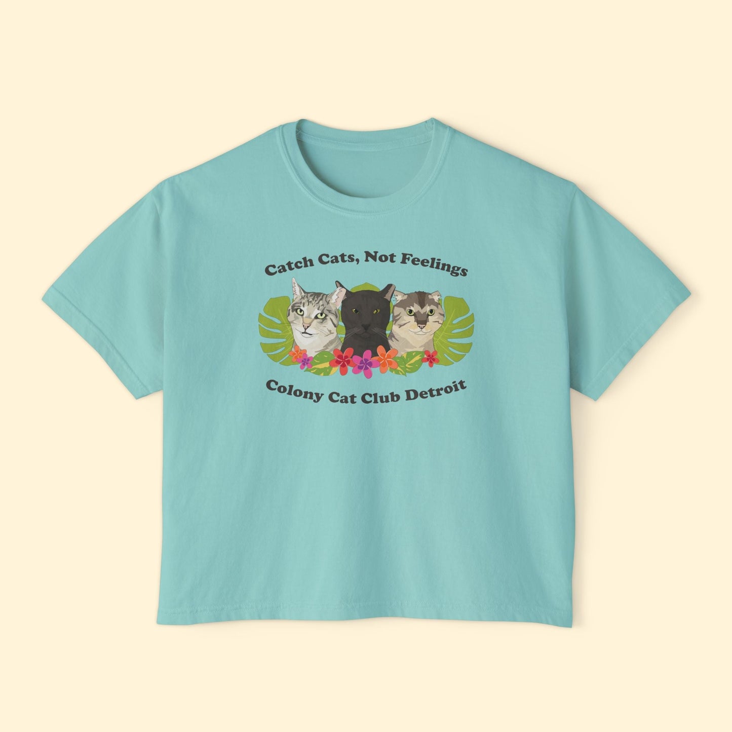 Comfort Colors Boxy Tee | FUNDRAISER | Colony Cat Club - Detezi Designs - 14246993126760627084