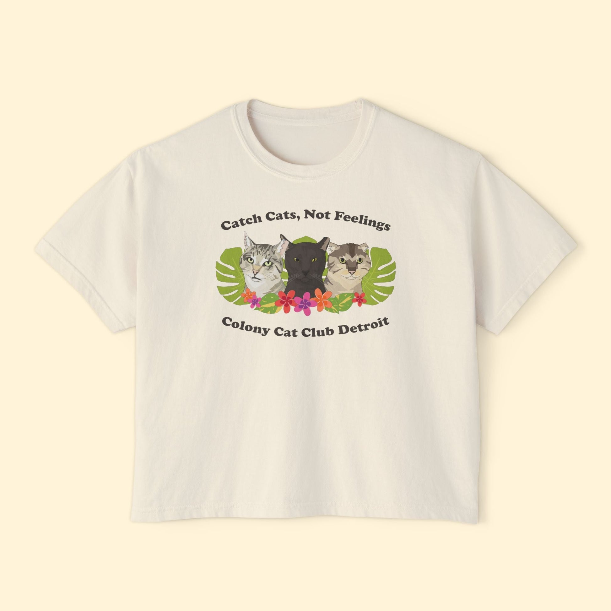 Comfort Colors Boxy Tee | FUNDRAISER | Colony Cat Club - Detezi Designs - 74336006913251264163